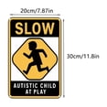 thumbnail image 2 of Front Door Sign Humorous Rust Proof Metal Reflective Outdoor for Yard Driveway, 2 of 6