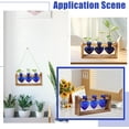 thumbnail image 7 of Plant Terrarium Propagation Stations with 3Pcs Heart Shaped Vases Wooden Stand Plant Terrarium Propagation Stations Mother's Day for Family Home Garden Office Desktop, 7 of 7