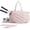 Pink, variant on Women’s Tennis Tote Bag – 3-in-1 Crossbody Tennis Bag for 2 Rackets w/ Shoe Compartment & Wet Bag, Gym & Pickleball