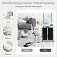 thumbnail image 5 of Costway 15 Drawer Art & Craft Rolling Storage Cart Tools Scrapbook Paper Office School Organizer Black, 5 of 10
