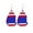 D, variant on Zatoumnr Fashion Independence Day Earring Women Earrings Jewelry Accessories Gifts 4th of July Earrings for Women Independence Day Flag Earrings for Women