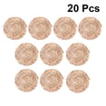 thumbnail image 3 of 20pcs Mini sombrero de paja hecho a mano Creativo tejido a mano gorro de muñeca Sombreros de paja decorativos delicados, 3 of 5