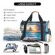 thumbnail image 5 of Easygdp Ocean View Bedroom Bolsa de Gimnasio, Bolsa de Viaje Duffel, Bolsa de Fin de Semana con Compartimentos, Bolsa de Mano para Noche, 5 of 7