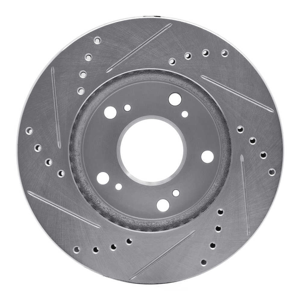 Dynamic Friction Company 631-59036R DFC Brake Rotor - Drilled And Slotted - Silver