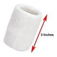 thumbnail image 2 of Tourna Athletic Performance Team Pack Sports Wristbands, White, One Size, Pack of 12, 2 of 4