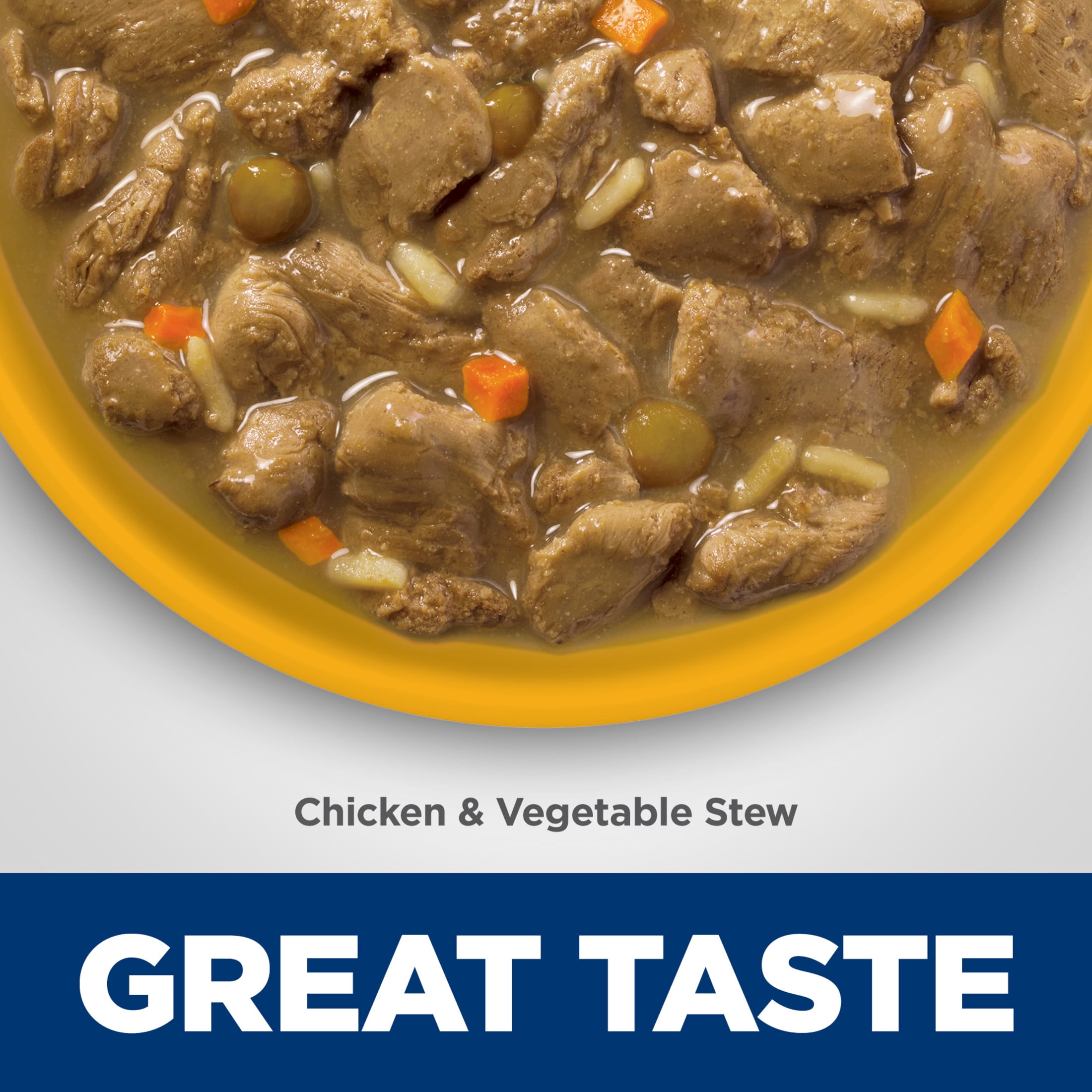 Hill's Science Diet 7+ Senior Vitality Chicken & Vegetable Stew Wet Dog Food, 12.5oz Can 12pk