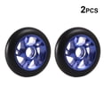 thumbnail image 4 of Eigraketly Ruedas de patinete de 2 piezas, 100mm, aluminio, 5 radios, bujes de monopatín, rodillo, piezas deportivas portátiles para exteriores, patinar Azul oscuro Eigraketly OD021911-03, 4 of 6