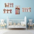 thumbnail image 5 of ZHONGYUTONG Giraffe Family Canvas Wall Art Cute Colorful Animal Poster Prints Funny Abstract Paintings for Kids Children's Room Nursery Decor Framed (12.00" x 24.00"), 5 of 6