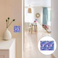 thumbnail image 7 of Yayeee Toggle Light Switch Wall Plate 2-Gang 4.56"x4.48" Decorative Outlet Cover, Pink Starfish Pattern, 7 of 7
