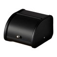 thumbnail image 1 of Caja de pan, contenedor multiusos para guardar pan con tapa enrollable, estilo rústico Negro 25x26x17cm, 1 of 8