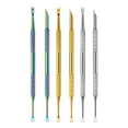 thumbnail image 6 of Cuticle Pusher Nails Polishs Remover Nails Pusher Cuticle Scraper Stainless Steel Manicure Tools Cuticle Care for Womens, 6 of 9