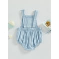 thumbnail image 4 of Nygoyerh Baby Boys Girls One Birthday Overall Romper Sleeveless Letter Print Suspender Jumpsuit 6M 12M 18M Infant Toddler Cute Summer Bodysuit for Casual Daily, 4 of 8