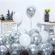 thumbnail image 2 of Confeti blanco y plateado de 15 piezas, decoración de feliz cumpleaños, fiesta de boda, Globos de helio de aire blanco perla, globo de fondo para Baby Shower, 2 of 4