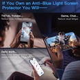 thumbnail image 3 of Protector de pantalla Uyiton Anti-Blue Light para iPhone 15 Pro Max, 3 of 7