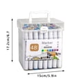 thumbnail image 5 of Marker Set 24 Colors Dual-Tip Art Pens for Coloring Drawing DIY Projects B, 5 of 7