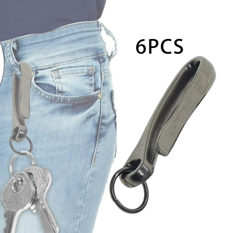 6Pcs Japanese Fish Hook Keychain Belt Clip Purse Wallet 6Pcs Japanese Fish Hook Keychain Belt Clip Purse Wallet