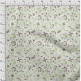 thumbnail image 4 of oneOone Velvet Light Green Fabric Florals Craft Projects Decor Fabric Printed By The Yard 58 Inch Wide, 4 of 4
