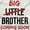 White, variant on Brother Coming Soon Cute Middle Child Youth T Shirt Tee Boys Infant Toddler Brisco Brands 12M