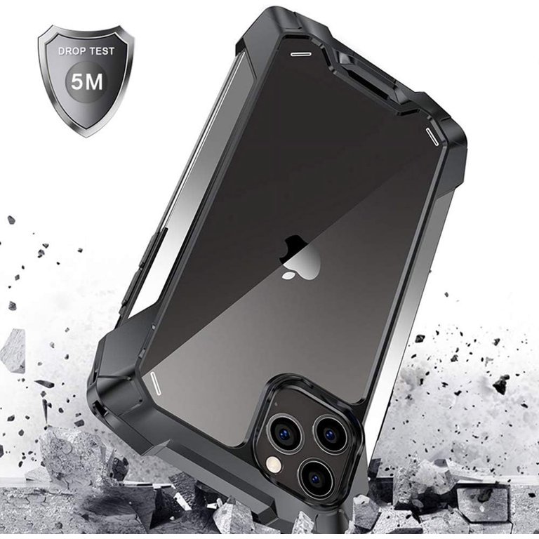 Case for iPhone 12 Mini, Advanced Four Corner Vacuum High Elastic