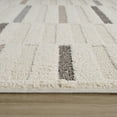 thumbnail image 2 of 4' X 6' Gray and Cream Abstract Distressed Area Rug, 2 of 7