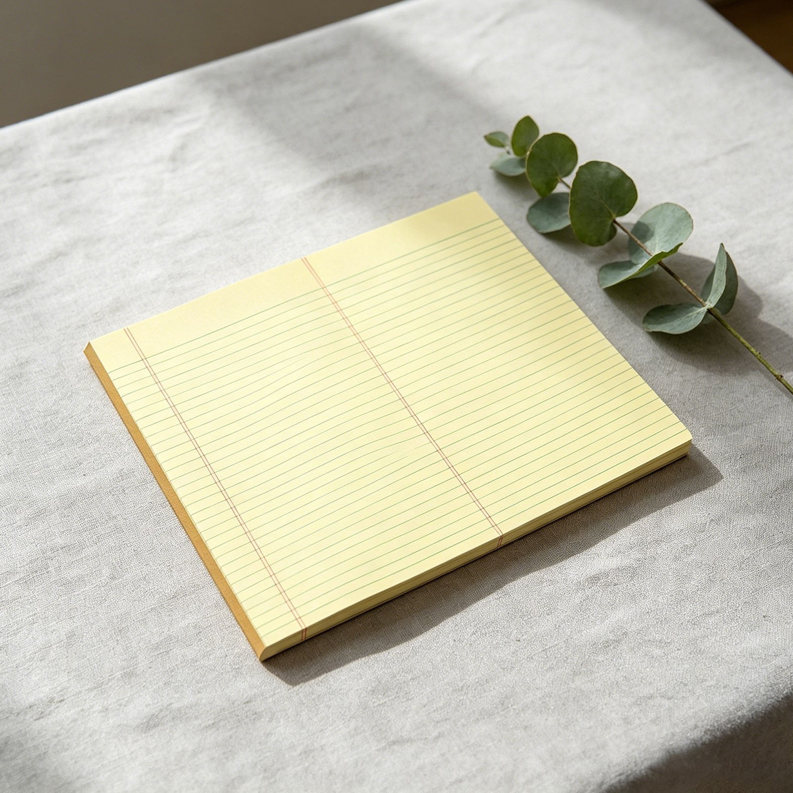 1 Pc Yellow Note Pads, Lined Writing Paper Notebook, Large Legal Notepads, Writing Note Pads for Office, Notes Supplies, 16.5x11.7 inch