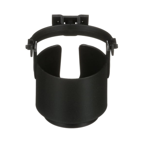 Attwood Marine Cup Holder 11635-4 Surface Mount; Self-Levelling; Black; Molded Plastic; Non-Lighted; Self-Draining; With Gimballed Surface Mounting Bracket; 4 Inch Height x 4-3/8 Inch Width
