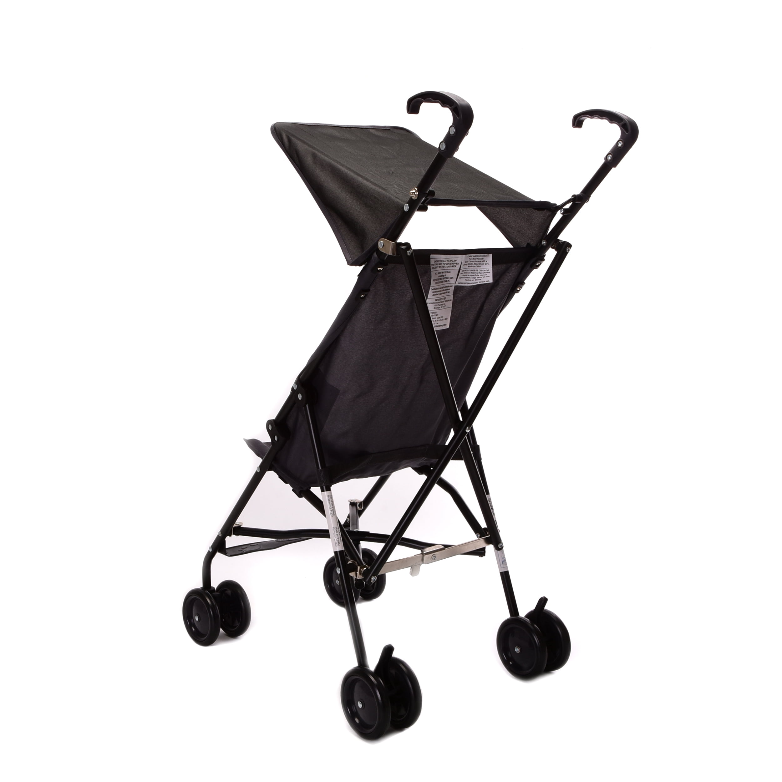 Wonder Buggy Parker Umbrella Stroller With Canopy Black CPSP ASTM safety standards