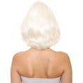 thumbnail image 6 of 60's Groovy Bouffant Women's Wig | White Vintage Wig | Premium Breathable Capless Cap, 6 of 9