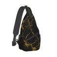thumbnail image 2 of ZICANCN Crossbody Sling Bag for Men Women - Marble Abstract Casual Shoulder Backpacks for Travel Sport Climbing Runners Daypack, 2 of 9