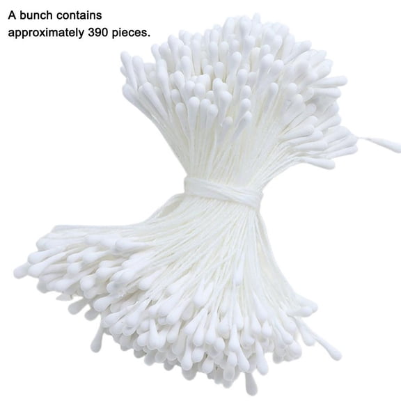 1Set 2mm Flower Stamens for Flower Making, Double Head Floral Stamen Artificial Flower Pistils for Wedding Scrapbook Decoration Handmade Flowers