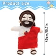 thumbnail image 2 of Peluche De Jesus Que Respira, Jesús Peluche para La Ansiedad, Jesús De Peluche Que Respira con Música Y Luces, Suave Dios De Muñeco para Dormir para Niños Y Niñas, Gran Regalo(Rojo), 2 of 3