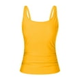 thumbnail image 4 of Trajes de Baño Mujer Traje de Baño Tankini Con Cordones Para Mujer, Con Aros, Cobertura Total, Push Up, Parte Superior de Bikini Con Lazo En La Espalda, Top Corto, Ropa de Playa Cómoda y Elegante., 4 of 4
