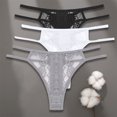 thumbnail image 1 of FINETOO 3 unids/set Sexy algodón encaje mujer Tanga bragas ropa interior S-XL chica Lencería doble correa cintura baja G-string mujer Pantys Tan Jianjun unisex, 1 of 2