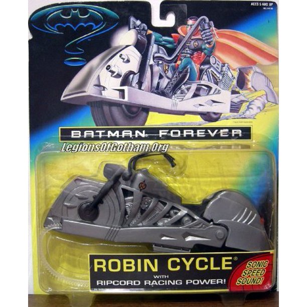 Batman Forever Movie Robin Cycle With Ripcord Action Figure Vehicle By Kenner Walmart Com Walmart Com