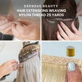 thumbnail image 3 of Ebo Hair Extensions Weaving 25 Yards Nylon Sewing Thread (Blonde) 12 Pack - Wig Sewing Hair, High-Quality Weaving Tool, 3 of 4