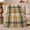 Mustard Blue Plaid, variant on Soft Sage Blue Plaid Flannel Blanket with Cream Check Pattern Light Farmhouse Textile Art, Gentle Cottage Farmhouse Style, Sofa Bedroom Nursery Home Decor, Wedding Gift