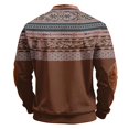thumbnail image 4 of GrmtClth Men's Half Zip Sweatshirts Western Pullover Sweatshirt Long Sleeve Aztec Jacket Native American Cowboys Country M, 4 of 4