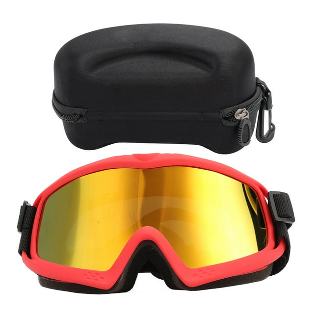 Dog Sunglasses, Dog Goggles Dustproof Lightweight For Cycling For Travel Pink Frame Red Lens,Red Frame Red Lens,Blue Frame Blue Lens