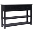 thumbnail image 5 of vidaXL Sideboard with 3 Drawers Console Table Side Table with 2 Shelves Wood, 5 of 9