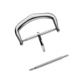 thumbnail image 1 of Stainless Steel Watch Band Strap Buckle Replacement 12/16/18mm Strap Buckle Silver 16mm, 1 of 6