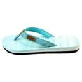 thumbnail image 2 of Women's Kaiback Seaside Flip Flop Beach & Pool Sandal - Cute & Comfortable - Women's US 6 EU 37 - Turquoise & White, 2 of 6
