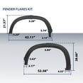 thumbnail image 3 of 4pcs Black Fender Mud Flares Lip Set Fit For Silverado 1500 2019-2024 84297538, 3 of 10