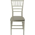 thumbnail image 4 of YYEAN  Pewter Resin Stacking Chiavari Chair 18.5"D x 15.75"W x 36.5"H-Champagne, 4 of 11