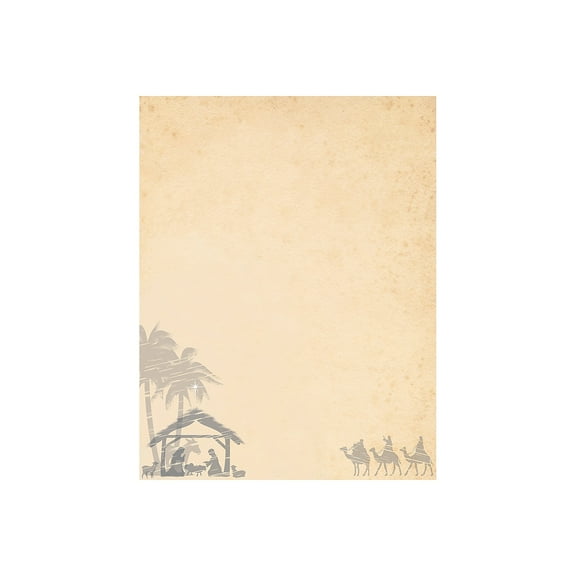 Great Papers! Holy Night Holiday Letterhead, 8.5" x 11", 80 sheets