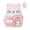 A003- Pink, variant on Star Print Pink Backpack Featuring Piano Key Accents and 3D Wing Details, Lightweight Casual Daypack for School Commute Daily Travel, Valentines Day Birthday Gift for Student