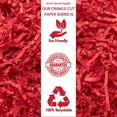 thumbnail image 5 of Highcool Secret Crinkle Cut Paper Shred Filler for Packing and Filling Baskets - 2 LB (Red), 5 of 7