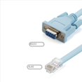 thumbnail image 4 of 4X Cable de Consola USB RJ45 Cat5 Ethernet una Rs232 DB9 Puerto COM Serial Hembra Routers Cable Adaptador de Red 1.8M, 4 of 5