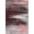 thumbnail image 2 of Addison Rugs Mayfield Premium Machine Washable Transitional Abstract Merlot Rectangle Rug, 5' x 7'6", 2 of 6