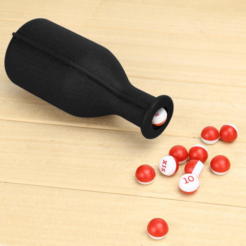 Details about / Billiard Kelly Pool Shaker Bottle With 16 Numbered Tally Balls Peas Marbles