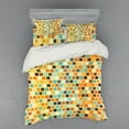 thumbnail image 2 of Ambesonne Retro Bedding Set 3 Pcs, Checkered Square Wall, Twin, Multicolor, 2 of 3